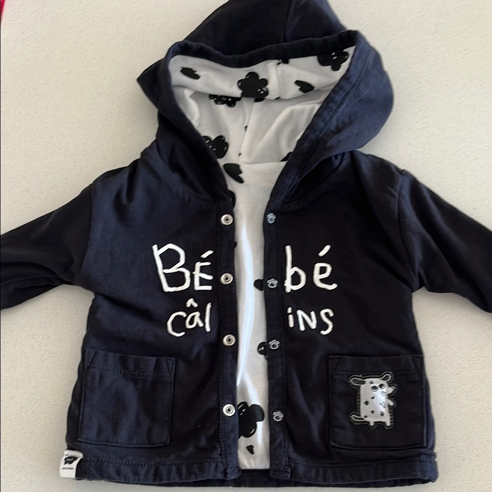 Reversible: Chic White and Black or Black and white matching Set
